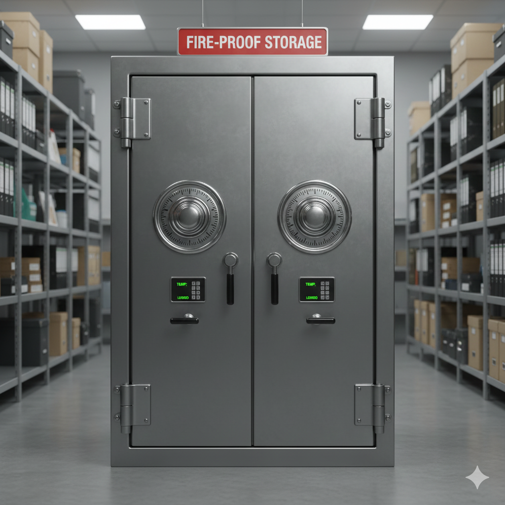 Double-Door Fire Resistant Safe